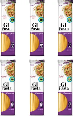 Imagen del producto de Pasta de trigo integral Spaghetti, con bajo índice glucémico, ideal para diabéticos. Rica en proteínas y fibra. Bajo contenido de carbohidratos y bajo índice glucémico (38). Elaborada con 4 ingredientes naturales