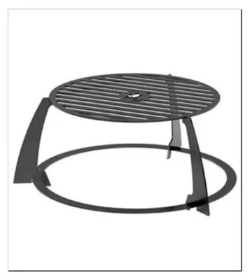 Productafbeelding van CookKing verhoogd grillrooster van staal, geschikt als accessoire voor vuurkorven