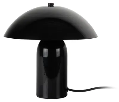 Tischlampe Asuto, Schwarz, Metall, 24x24x23,5 cm
