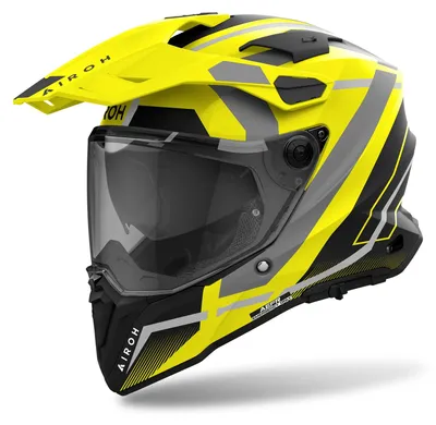 Produktbild von Airoh Commander 2 Mavick Motocross Helm, schwarz/grau/gelb, XS (53/54)