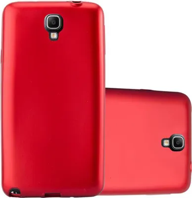 Immagine prodotto di Cadorabo custodia protettiva per Samsung Galaxy NOTE 3 NEO in rosso custodia del telefono cellulare Custodia in silicone TPU cover case