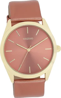 Immagine prodotto di Oozoo orologio da donna in pelle orologio analogico al quarzo bracciale rosso Timepieces D2UOC11334