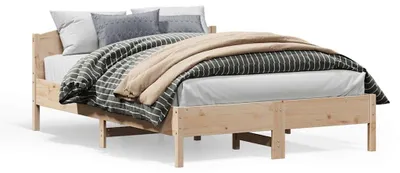 Productafbeelding van vidaXL Massief houten bed zonder matras, 160x200 cm, van grenenhout