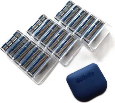 Image de Lames de rasoir Gillette Remplacement Rasage Mach3 Base 15 pièces Précision Sécurité Comparaison
