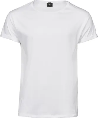 Immagine prodotto di Tee Jays 5062 | Maglietta Roll-Up da uomo / 100 % cotone pettinato ring-spun - Colore: Bianco - Taglia: M