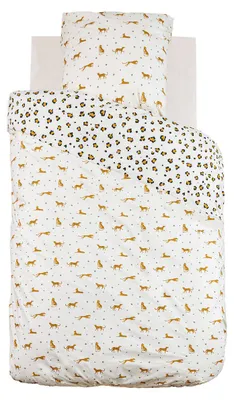 Produktbild von Kinderbettwäsche LEOPARD, 100% Baumwolle, 140 x 200 cm