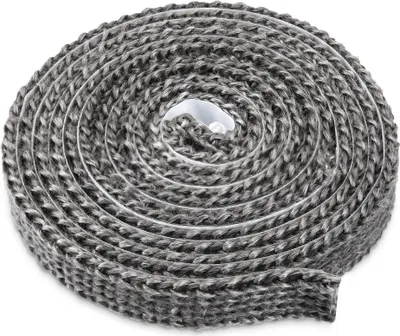 Produktbild von Navaris Kamin Dichtungsband Ofendichtschnur - Dichtband für Ofentür - 2m Ofen Dichtschnur Kaminöfen - Dichtungsband für Ofentür Kaminofen Smoker Ofen