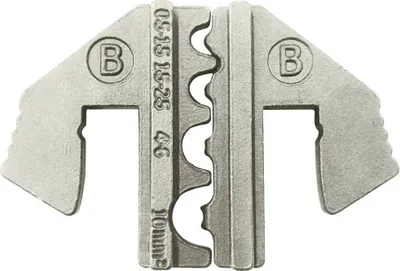 Produktbild von TOOLCRAFT PLE-0B Crimp-Einsätze Unisolierte Kabelschuhe Quetschbereich: 1.5 bis 10 mm² Passend für Marke (Zangen): TOOL