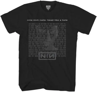 Zdjęcie produktu dla Nine Inch Nails Head Like A Hole Black XL Koszulka