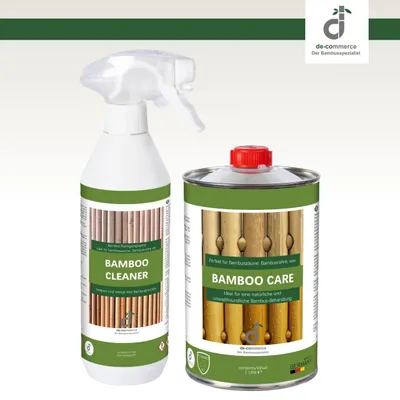 Produktbild von Reinigungsset 1xCARE + 1xCLEANER Bambus Entgrauer und Pflege