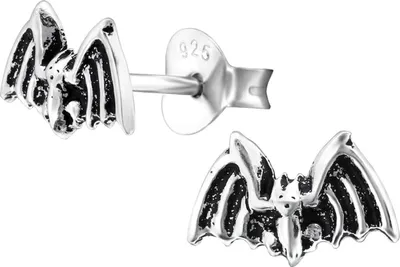 Produktbild von Ohrringe Ohrstecker 925 Sterling Silber mit Fledermaus