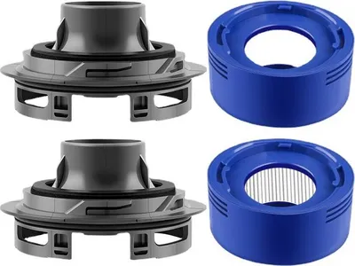Image de INF Kit de remplacement du couvercle arrière du moteur pour Dyson V7 V8 (2 filtres arrière + 2 couvercles arrière)