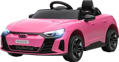 Obrázek produktu pro Dětské elektrické auto s dálkovým ovládáním, bezpečnostní pás, hudba, růžové, 3-5 let