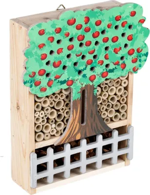 Produktbild von Insektenhotel, Holz, Baum Design, Zaun, H 30 cm