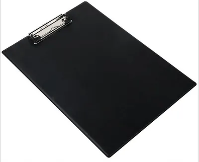 Produktbild von D.rect Clipboard A4 Schwarz für Dokumente Präsentationen