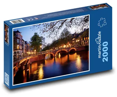 Zdjęcie produktu dla martinpuzzle - Puzzle 2000 - Amsterdam - most