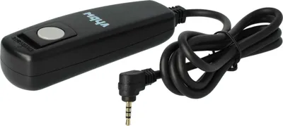Produktbild von vhbw Fernauslöser Fernbedienung Kabel kompatibel mit Panasonic Lumix DMC-G6K, DMC-G6W, DMC-G6X, DMC-G6, DMC-G6H Kamera, 1 m, 2-stufige Auslösefunktion