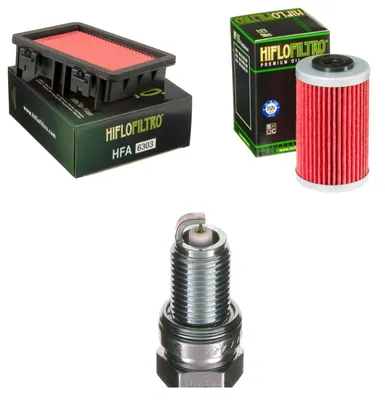 Image de Kit d'entretien pour Husqvarna Vitpilen 401 2018-2020 : filtre à air, filtre à huile, bougie d'allumage de pamoto - Neuf