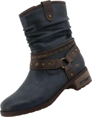 Image de Mustang Dames Élégant Bottes 15M0062003 bleu
