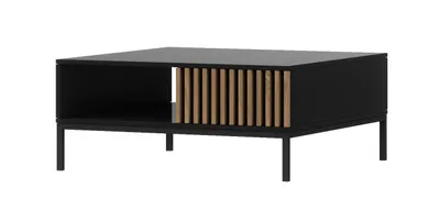 Obrázok produktu pre Konferenčný stolík MEORATI 80x80 cm, čierna/dub artisan