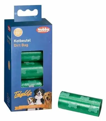 Produktbild von Nobby TidyUp Kotbeutel grün 10 Rollen á 15