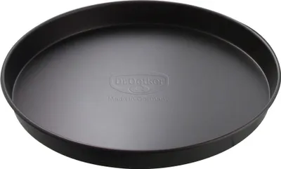 Produktbild von Dr. Oetker Pizza- & Kuchenblech Ø 28 cm, Backblech für saftigen Kuchen & knusprige Pizza, Kuchenform aus Stahl mit Antihaftbeschichtung