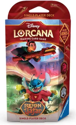 Immagine prodotto di Disney Lorcana Il Regno di Jafar - Mazzo iniziale Rubino e Acciaio (Énglisch)