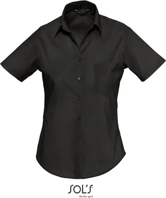 Image de SOL'S Blouse en popeline Escape manches courtes