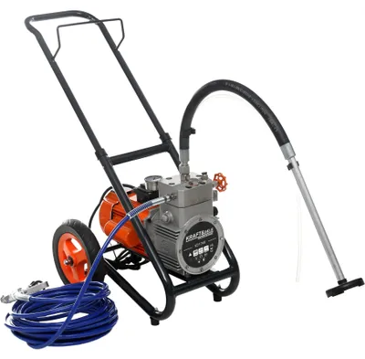 Produktbild von KRAFT&DELE | Hydrodynamische Farbsprühsystem, 1500W, Airless Farbsprühgerät, Hochdruck Airless Spritzgerät, Spritzpistole mit Schlauch, Airless Farbsprühsystem