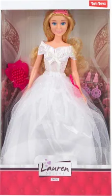 Produktbild von Modepuppe Braut mit Zubehör - Spielzeugpuppe für Kinder - Hochzeit
