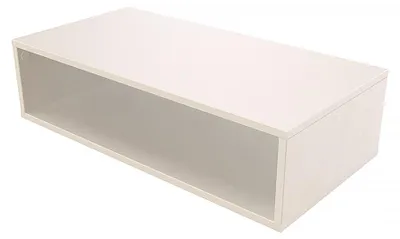 Produktbild von Aufbewahrungswürfel Holz 100x50 cm - Weiß