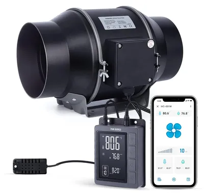 Produktbild von Ventilator – Inline-Kanalventilator, 6 Zoll – Mit intelligenter Steuerung