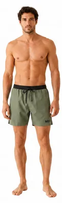 Produktbild von BOSS Herren-Badehose, kurz, Seestern-Muster 50514429
