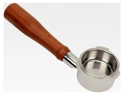 Produktbild von 3 Ohren 51 mm Edelstahl Kaffee bodenloser Siebträger