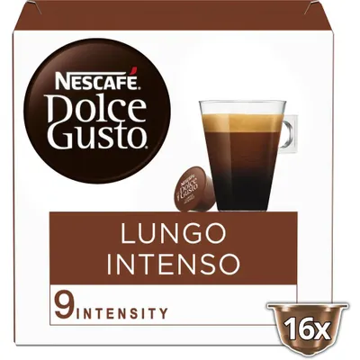 Obrázok produktu pre Nescafé Dolce Gusto Lungo Intenso, Kávová kapsula, Lungo, Dolce Gusto, 16 šálok, 15 mesiace, 9/13