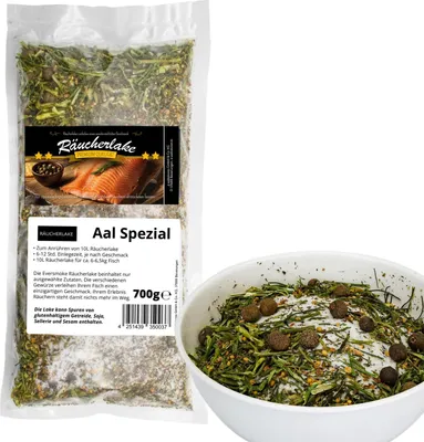 Produktbild von Eversmoke Räucherlake gebrauchsfertig, Aal Spezial - 700g