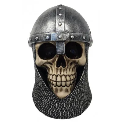 Produktbild von Totenkopf im Ritterhelm