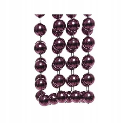 Imagen del producto de Guirnalda para árbol de Navidad, color morado, 2,7 metros