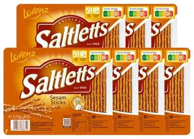 Immagine prodotto di Lorenz Bastoncini salati con semi di sesamo bastoncini salati croccanti 175g confezione da 7
