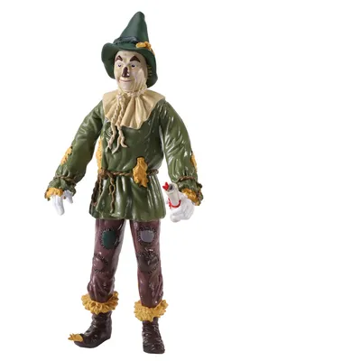 Immagine prodotto di Collezione Noble Il Mago di Oz Spaventapasseri Bendyfig (con il suo diploma) 19 cm NOB3042