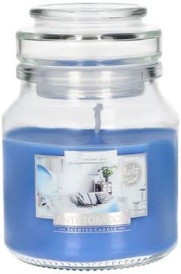 Immagine prodotto di KOTARBAU® candela profumata piccola in vetro con coperchio idea regalo antitabacco aromaterapia decorazione candele durata fino a 28 ore