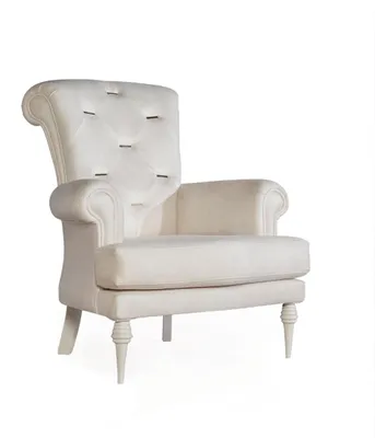 Produktbild von Designer Chesterfield Sessel Einsitzer Armlehnen 1-Sitzer Lounge Möbel