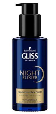 Immagine prodotto di Gliss Kur Night Elixier Ultimate Repair Hair Serum, 100 ml (PRODOTTO DALLA GERMANIA)