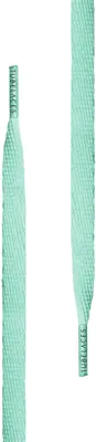 Produktbild von Tubelaces Schnürsenkel White Flat Light Mint-120cm