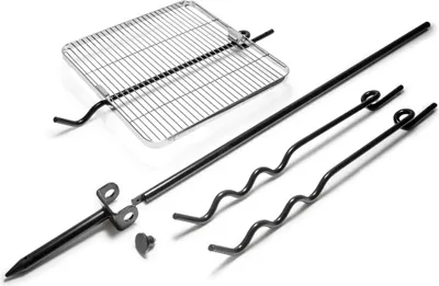 Produktbild von Petromax Feueranker, Grillständer, Schwarz, Chrom, Chrom, Stahl, 390 mm, 390 mm, 6,7 kg