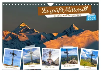 Immagine prodotto di Da Mittersill (calendario da parete 2027, formato DIN A4 orizzontale), calendario mensile CALVENDO
