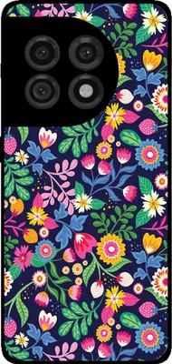 Immagine prodotto di Smartphonica Custodia per telefono adatta a OnePlus 11 con stampa floreale - Custodia posteriore in TPU con design floreale