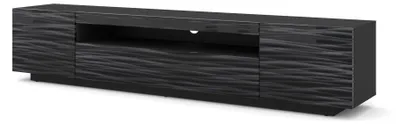 Immagine prodotto di Mobile TV AURA 200 cm SAHARA nero satinato sospeso o in piedi