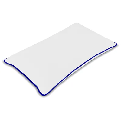 Productafbeelding van 40 x 80 cm Schlaftroll hoofdkussen met versnipperd traagschuim - onderhoudsvriendelijke hoes - voor dagelijks slaapcomfort