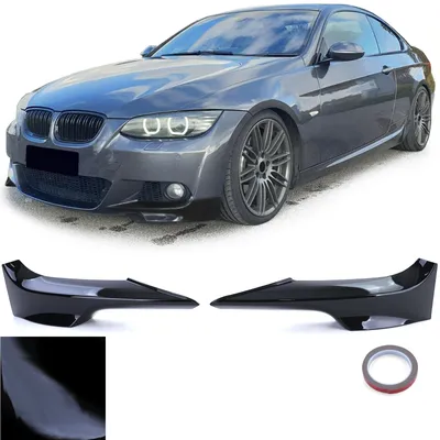 Obrázek produktu pro Spoilery, boční lišty, černé, lesklé, pro kabriolet BMW řady 3, modely 2006/05 - 2013/10